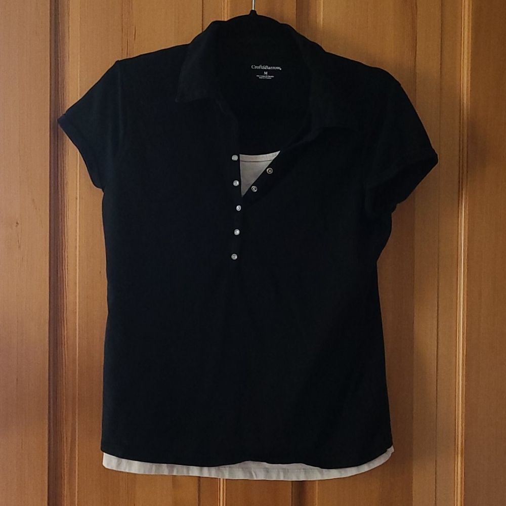 Croft & Barrow, M, Black Top
